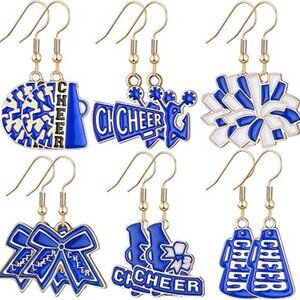 Cheerleader Earrings Set Great Gift Idea !! 6 Different Sets !!